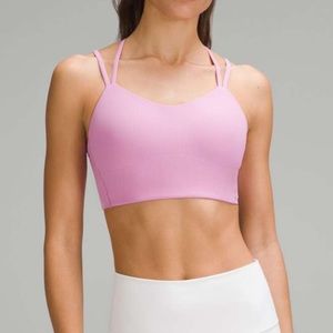 Lululemon Like a Cloud Ribbed Longline Bra *Light Support, B/C Cup, Dahlia Mauve
